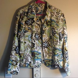 Beautiful Multi colored denim jacket